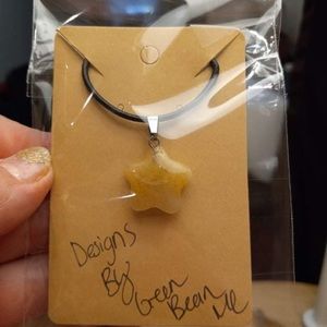 Star stone necklace 16”